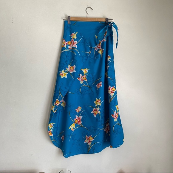 turquoise wrap around cover-up - Picture 1 of 5